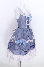 画像3: BABY,THE STARS SHINE BRIGHT / Albertineジャンパースカート  ブルー S-26-05-27-030-BA-OP-HR-ZS (3)