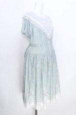 画像3: Avenue Denfer（海外ロリィタ） / 花柄シフォン半袖ワンピース XL ミント S-26-05-27-046-LO-OP-HR-ZS (3)
