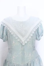 画像4: Avenue Denfer（海外ロリィタ） / 花柄シフォン半袖ワンピース XL ミント S-26-05-27-046-LO-OP-HR-ZS (4)