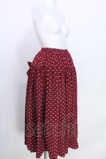 画像3: PINK HOUSE / ドットスカート  ワイン S-26-05-27-061-LO-SK-SZ-ZS (3)