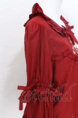 画像4: PINK HOUSE / Berry Rose刺繍入りブラウス F 赤 S-26-05-27-009-LO-BL-SZ-ZS (4)