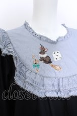 画像3: PINK HOUSE / ハロウィーンワンダーランド刺繍使いブラウス  黒 S-26-05-27-012-LO-BL-HR-ZS (3)
