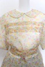画像3: Jane Marple / シアーBetsy dayドレス M イエロー S-26-05-27-013-JM-OP-YM-ZS (3)