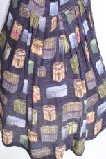 画像4: Jane Marple Dans Le Salon / Vintage Biscuits Canワンピース  ネイビー S-26-05-27-017-JM-OP-HR-ZS (4)