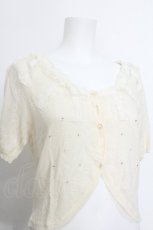 画像3: axes femme / リボンデザインボレロ  キナリ S-26-05-29-031-AX-TO-HR-ZS (3)