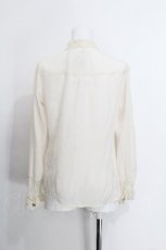 画像3: axes femme / ラッフル使いフリルブラウス  キナリ S-26-05-29-033-AX-BL-HR-ZS (3)