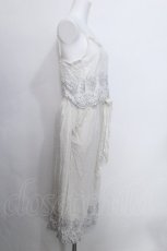 画像2: axes femme / 刺繍セットアップ M 白 S-26-05-29-048-AX-PA-HR-ZS (2)