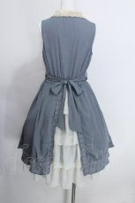 画像3: axes femme / 胸元切替ノースリーブワンピース M ブルーグレー S-26-05-29-051-AX-BL-HR-ZS (3)