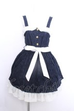 画像1: axes femme POETIQUE / 総レースジャンパースカート M ネイビー S-26-05-29-053-AX-SK-HR-ZS (1)