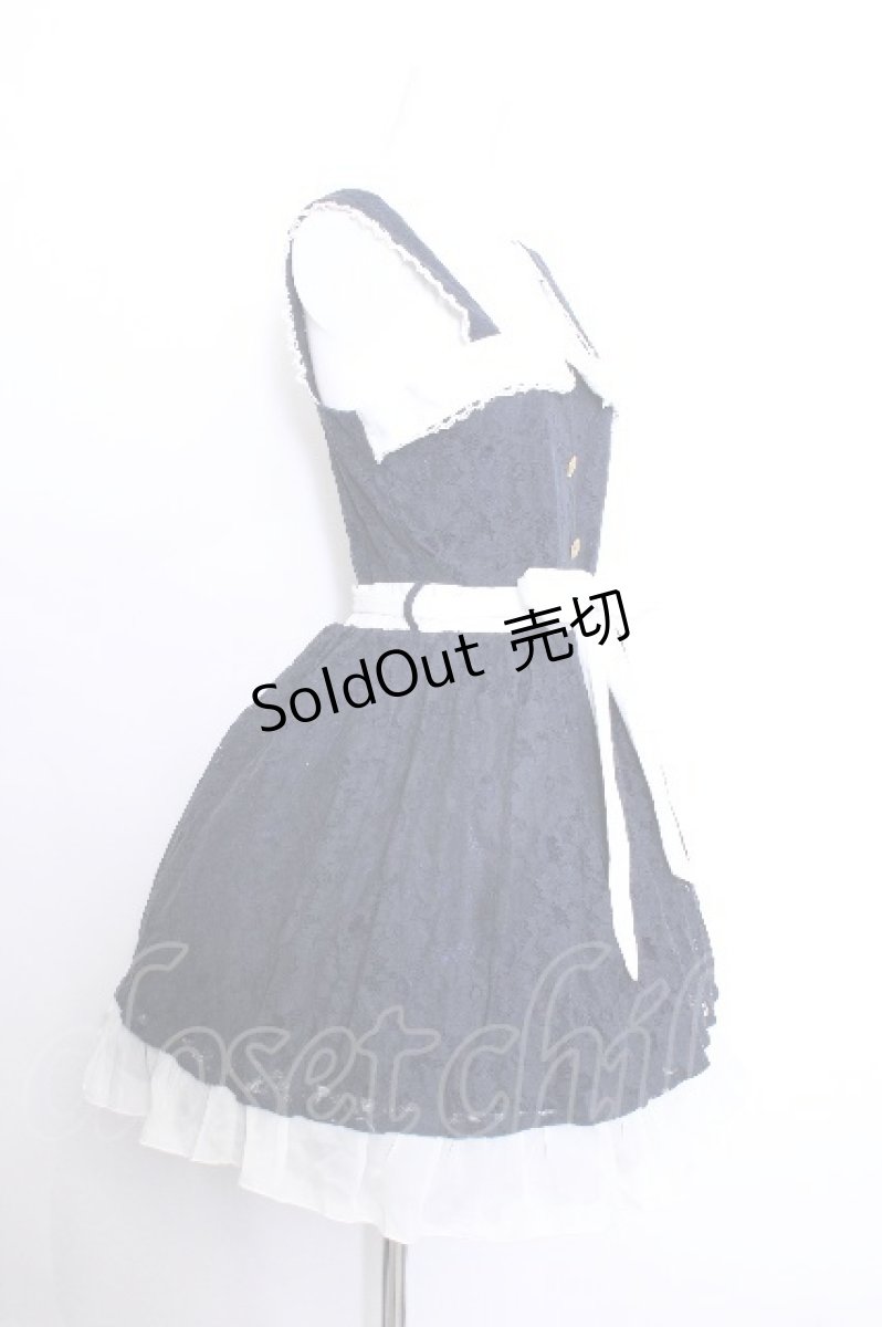 画像2: axes femme POETIQUE / 総レースジャンパースカート M ネイビー S-26-05-29-053-AX-SK-HR-ZS (2)