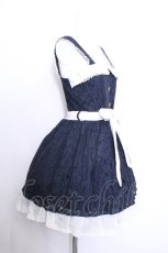画像2: axes femme POETIQUE / 総レースジャンパースカート M ネイビー S-26-05-29-053-AX-SK-HR-ZS (2)