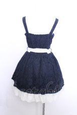 画像3: axes femme POETIQUE / 総レースジャンパースカート M ネイビー S-26-05-29-053-AX-SK-HR-ZS (3)