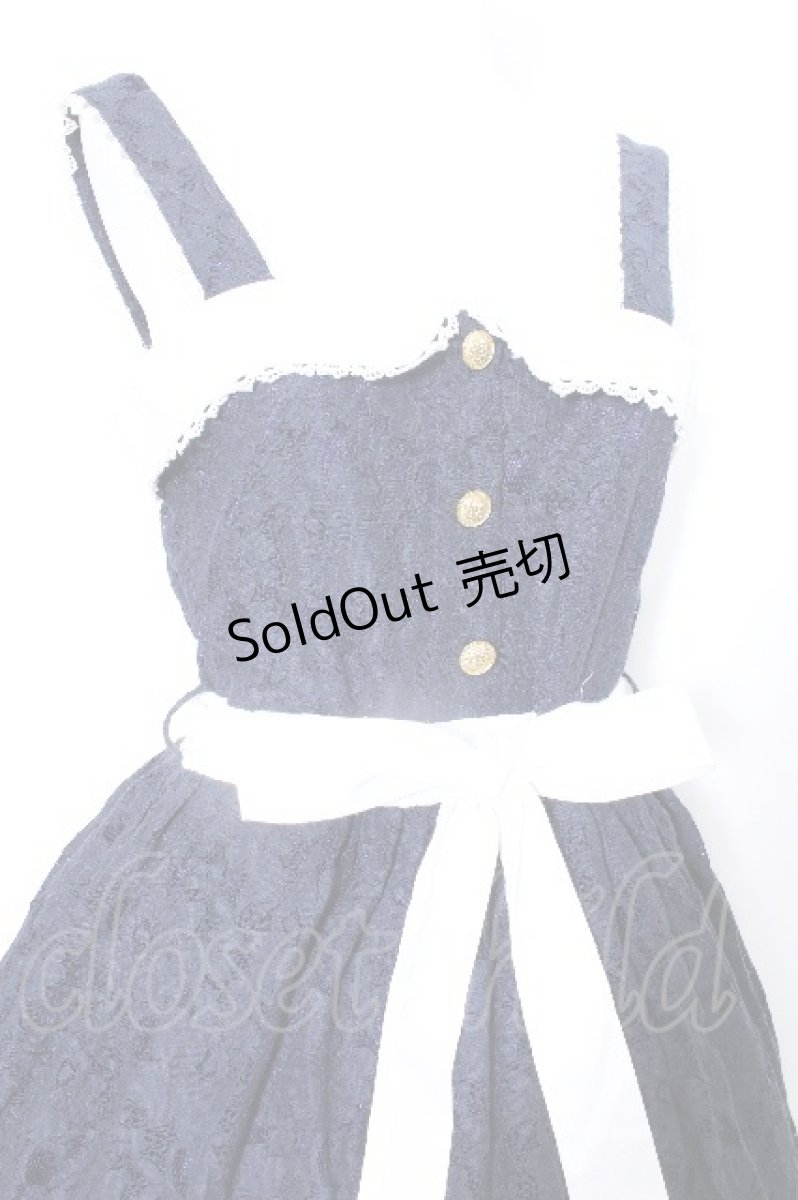 画像4: axes femme POETIQUE / 総レースジャンパースカート M ネイビー S-26-05-29-053-AX-SK-HR-ZS (4)