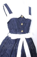 画像4: axes femme POETIQUE / 総レースジャンパースカート M ネイビー S-26-05-29-053-AX-SK-HR-ZS (4)
