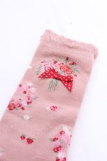 画像3: PINK HOUSE / リボンブーケ柄ソックス  ピンク S-26-05-29-002-LO-ZA-HR-ZS (3)