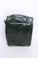 画像3: Fi.n.t / ダブルベルト縦型サッチェルバッグ  グリーン S-26-05-29-020-CA-BG-HR-ZS (3)