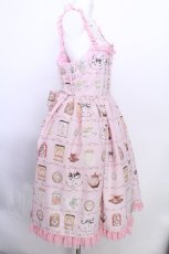 画像3: metamorphose / 【プラスサイズ】Classic Tea Houseジャンパースカート 2 ピンク S-26-05-30-030-ME-OP-AS-ZS (3)