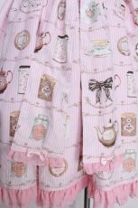 画像5: metamorphose / 【プラスサイズ】Classic Tea Houseジャンパースカート 2 ピンク S-26-05-30-030-ME-OP-AS-ZS (5)