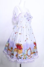 画像3: metamorphose / マーメイドプリンセスハイウエストジャンパースカート  ラベンダーミスト S-26-05-30-033-ME-OP-HR-ZS (3)