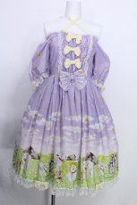 画像1: metamorphose / Dreamy Little Farm ワンピース  ラベンダー S-26-05-30-034-ME-OP-AS-ZS (1)