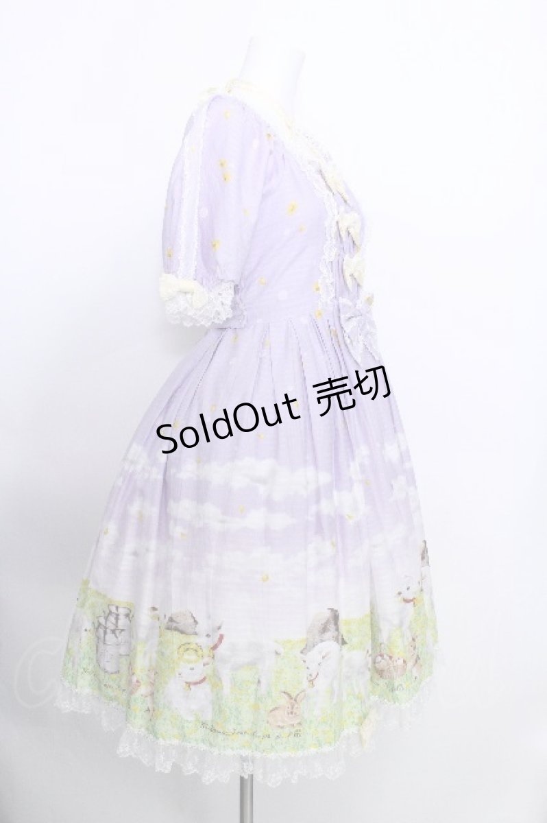 画像4: metamorphose / Dreamy Little Farm ワンピース  ラベンダー S-26-05-30-034-ME-OP-AS-ZS (4)