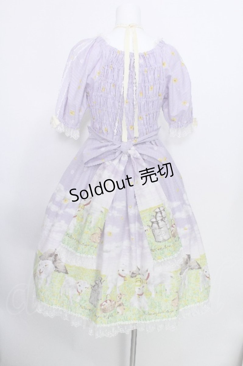画像5: metamorphose / Dreamy Little Farm ワンピース  ラベンダー S-26-05-30-034-ME-OP-AS-ZS (5)
