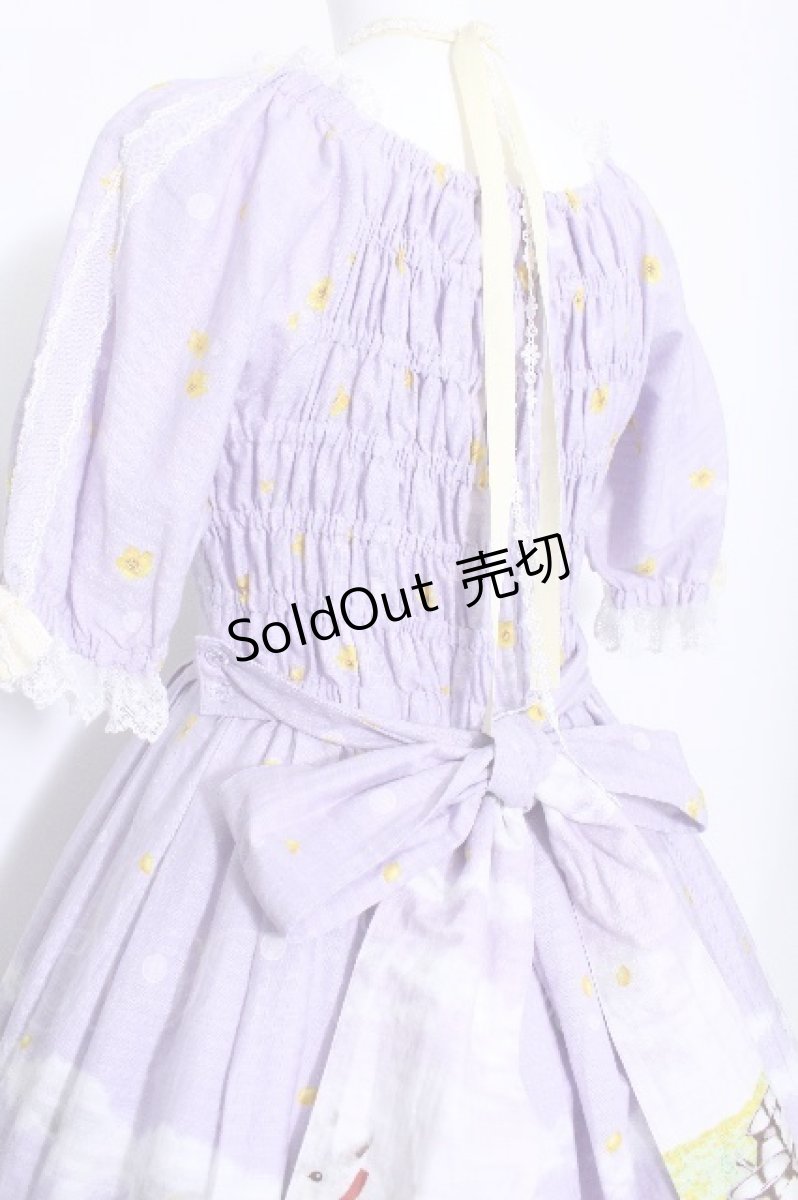画像6: metamorphose / Dreamy Little Farm ワンピース  ラベンダー S-26-05-30-034-ME-OP-AS-ZS (6)