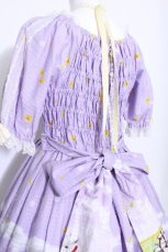 画像6: metamorphose / Dreamy Little Farm ワンピース  ラベンダー S-26-05-30-034-ME-OP-AS-ZS (6)