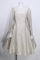 画像1: Juliette et Justine / Robe de la papillote poupee ローブ ドゥ ラ パピヨット プーペ  キナリ S-26-05-30-037-CL-OP-AS-ZS (1)