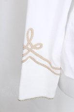 画像4: Angelic Pretty / CIRCUS Ribbonブラウス  白ｘ黒 S-26-05-30-004-AP-BL-AS-ZS (4)