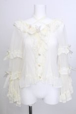 画像1: BABY,THE STARS SHINE BRIGHT / Belle Harmonieパピヨンブラウス  アイボリー S-26-05-30-005-BA-BL-HR-ZS (1)