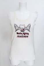 画像1: PEACE NOW / キティコラボタンク  白 S-26-05-30-008-PU-TO-AS-ZS (1)
