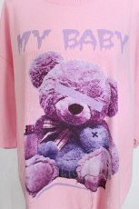 画像3: Amilige / Baby Bear BIG Tシャツ  ピンク S-26-05-30-012-PU-TS-HR-ZS (3)