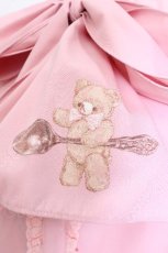 画像3: axes femme kawaii / スプーン持ちのクマさんブラウス M ピンク S-26-05-30-014-AX-BL-SZ-ZS (3)