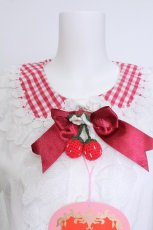 画像3: BABY,THE STARS SHINE BRIGHT / ゆらゆらいちごのHappy Berry Presentギンガムブラウス  赤ｘ白 S-26-05-30-002-BA-BL-HR-ZS (3)