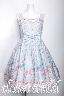Angelic Pretty / Sugary Carnivalジャンパースカート サックス S-26