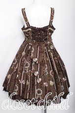 画像2: Angelic Pretty / Chocolate Rosetteジャンパースカート  ブラウン S-26-06-01-029-AP-OP-HR-ZS (2)