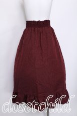 画像2: axes femme / ナポレオンモチーフロングスカート  ワイン S-26-06-01-044-AX-SK-AS-ZS (2)