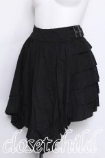 画像3: PEACE NOW / ティアードイレヘムスカート  黒 S-26-06-01-048-PU-SK-HR-ZS (3)