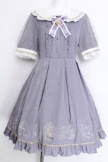 画像1: Amavel / Fortune Horoscopeチュールスリーブワンピース  ブルーグレー S-26-06-01-1037-CA-BL-AS-ZS (1)