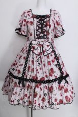 画像1: metamorphose / Lady Fruit 半袖ワンピース  ピンク S-26-06-01-1019-ME-OP-HR-ZS (1)