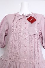 画像4: PINK HOUSE / ローンフリルワンピース  ラベンダー S-26-06-01-1026-LO-OP-AS-ZS (4)