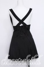 画像2: PEACE NOW / サス付きスカート  黒 S-26-06-01-050-PU-SK-HR-ZS (2)