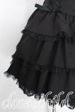 画像4: DearMyLove / フリルレースアップリボンスカート  黒 S-26-06-01-052-GO-SK-AS-ZS (4)