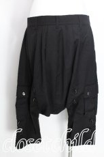 画像2: BPN FOR MEN / サルエルパンツ  黒 S-26-06-01-054-GO-PA-HR-ZS (2)