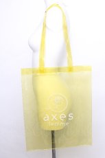 画像2: axes femme / ビニールトートバッグ  イエロー S-26-06-02-1047-AX-BG-HR-ZS (2)