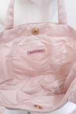 画像4: Maison de FLEUR / ベア刺繍トートバッグ F ピンク S-26-06-02-1048-LO-BG-SZ-ZS (4)