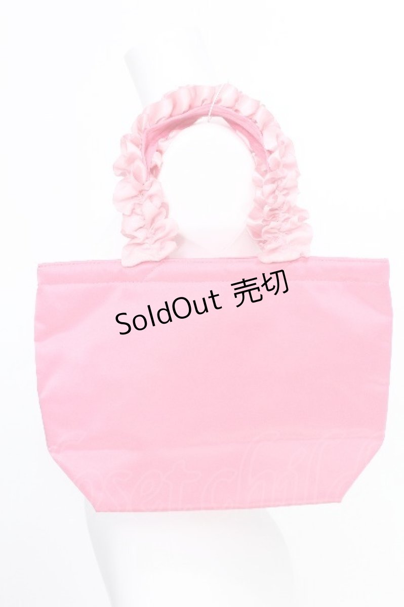 画像3: Maison de FLEUR / ピンクマニアフリルハンドルトートMバッグ  ピンク S-26-06-02-1049-LO-BG-AS-ZS (3)