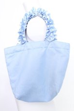 画像3: Maison de FLEUR / シンデレラフリルハンドルトートバッグ  サックス S-26-06-02-1051-LO-BG-HR-ZS (3)