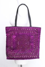 画像2: Jean Paul GAULTIER / ミラーデザインハンドバッグ  パープル S-26-06-02-1053-GO-BG-AS-ZS (2)